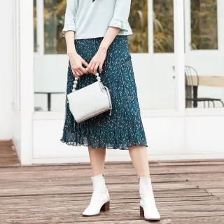 蜜雪兒 中領立體線條不對稱下擺素色羊毛針織衫 綠 MySHEROS 官方直營店 1410-34273-60 歷史價格詳細信息