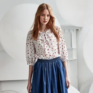 蜜雪兒MySHEROS-圓領蝴蝶結兩件式短洋裝-粉桔-1110-18102-44 歷史價格詳細信息