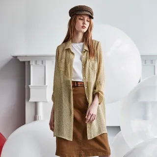 【MYSHEROS 蜜雪兒】襯衫上衣 天絲棉 荷葉領 排釦 潑墨印花(灰) 歷史價格詳細信息