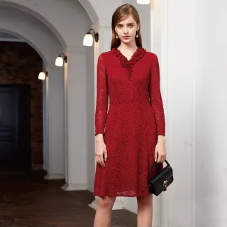 蜜雪兒 雪花刺繡立體菱格彈性縮腰圓領針織上衣 淺紫 台灣設計 MySHEROS 官方直營店 3110-24252-81 歷史價格詳細信息