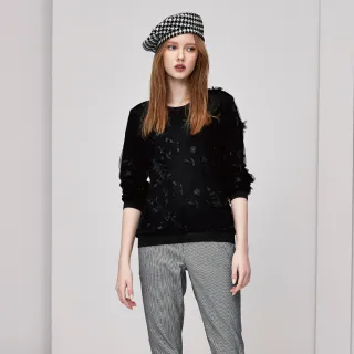 蜜雪兒MySHEROS-圓領層次滿版印花荷葉袖上衣-粉-1310-11608-31 歷史價格詳細信息