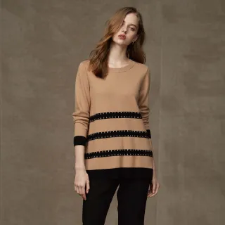 蜜雪兒MySHEROS-高領羊毛長版針織套頭上衣-灰-0410-34279-21 歷史價格詳細信息