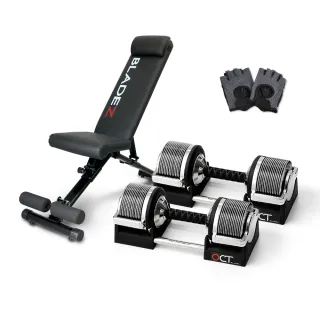 【BLADEZ】OCT-32KG 奧特鋼極致可調式啞鈴(二入組)+BW13-Z1複合式重訓椅 歷史價格詳細信息