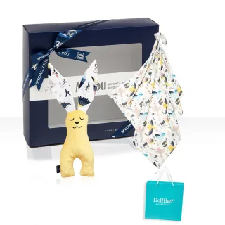 【La Millou】彌月禮盒-豆豆安撫兔23CM+豆豆安撫巾-多款可選-安撫禮盒彌月送禮新生兒禮盒 歷史價格詳細信息