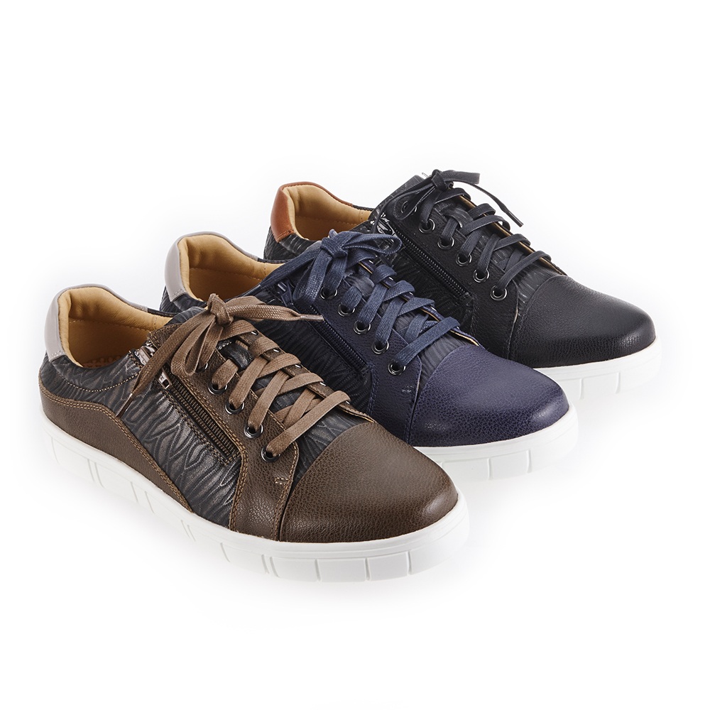 A.S.O 輕量抗震 油感牛皮綁帶奈米紳士休閒鞋-橄欖綠 歷史價格詳細信息