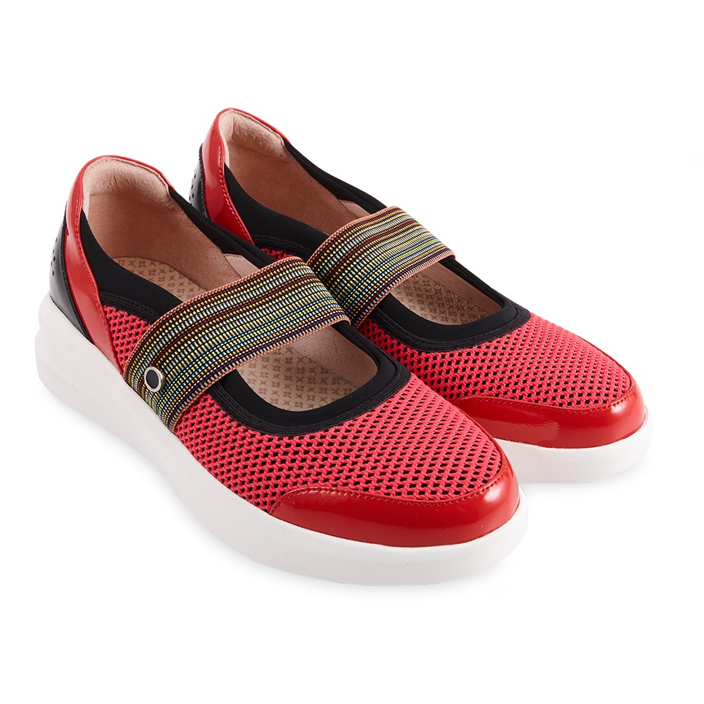 【A.S.O阿瘦】機能休閒 紓壓氣墊簡約條帶方楦休閒鞋-粉紅/淺藍/黑 歷史價格詳細信息