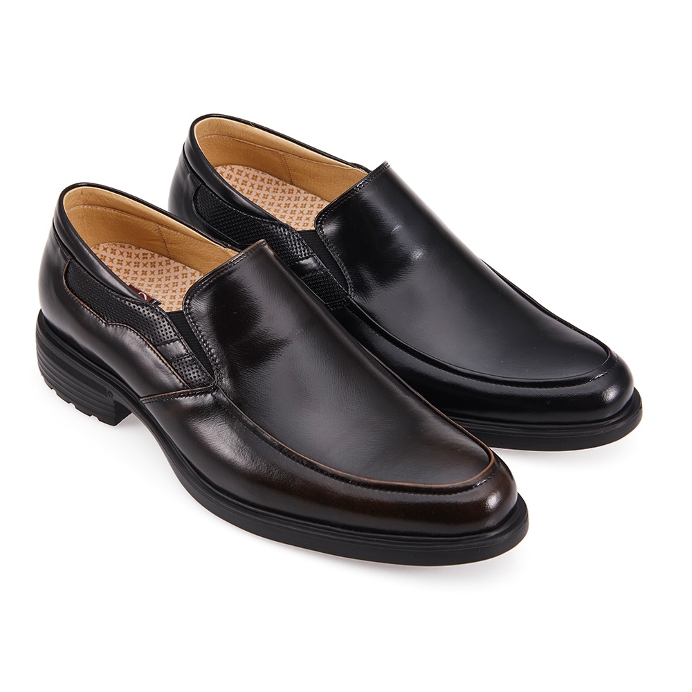 A.S.O 霸足氣墊 油感綁帶氣墊休閒皮鞋 茶 歷史價格詳細信息