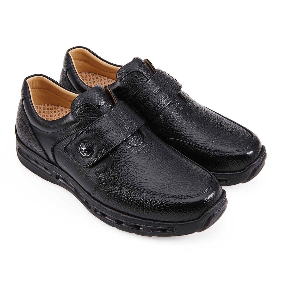 A.S.O 霸足氣墊 油感綁帶氣墊休閒皮鞋 茶 歷史價格詳細信息