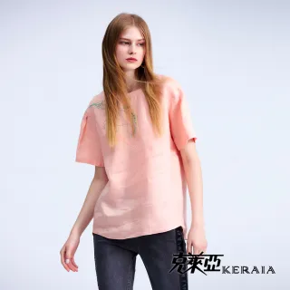 【KERAIA 克萊亞】微秋幻色粉紅豹紋時尚襯衫 歷史價格詳細信息