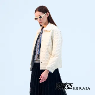 【KERAIA 克萊亞】小名媛千鳥格絨面腰帶長褲 歷史價格詳細信息