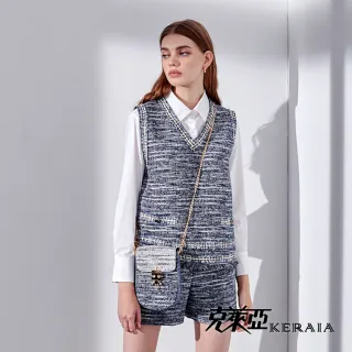 【KERAIA 克萊亞】月牙銀灰花紗拼接內搭上衣 歷史價格詳細信息