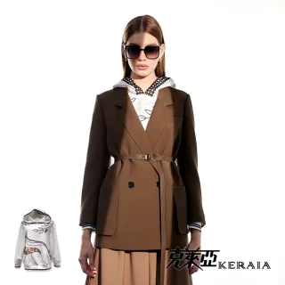 【KERAIA 克萊亞】布拉格街道小香格紋羽絨外套(兩色;S-L) 歷史價格詳細信息