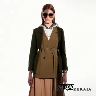 【KERAIA 克萊亞】暖日質感高領休閒貼袋上衣 歷史價格詳細信息