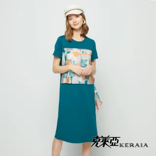 【KERAIA 克萊亞】日常幾何空間線條棉質洋裝 歷史價格詳細信息