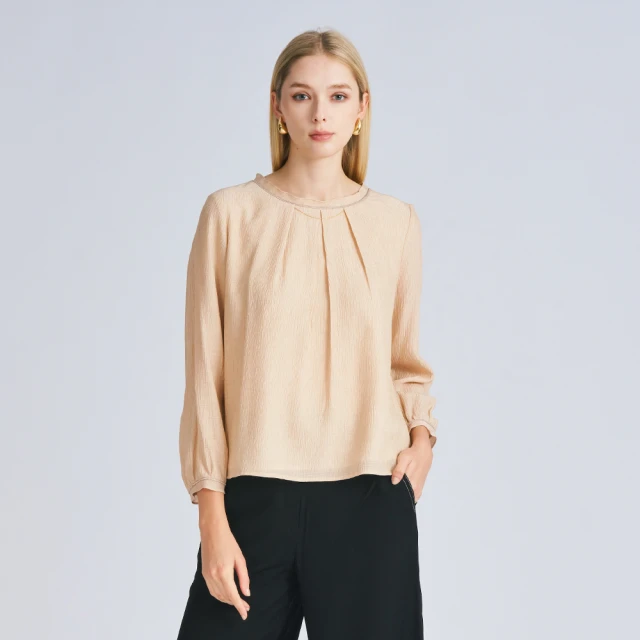 【KERAIA 克萊亞】秋收花宴法式拼接雪紡上衣 歷史價格詳細信息