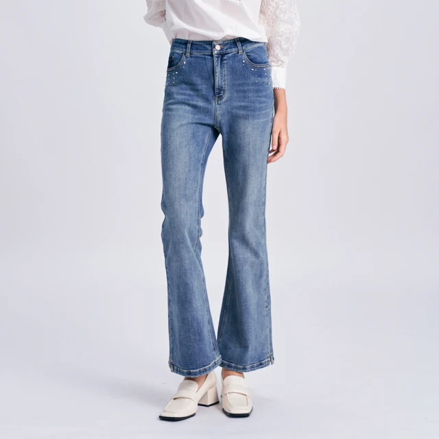 【KERAIA 克萊亞】珍珠圓釦荷葉立領長袖襯衫 歷史價格詳細信息