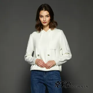 【KERAIA 克萊亞】暖日質感高領休閒貼袋上衣 歷史價格詳細信息