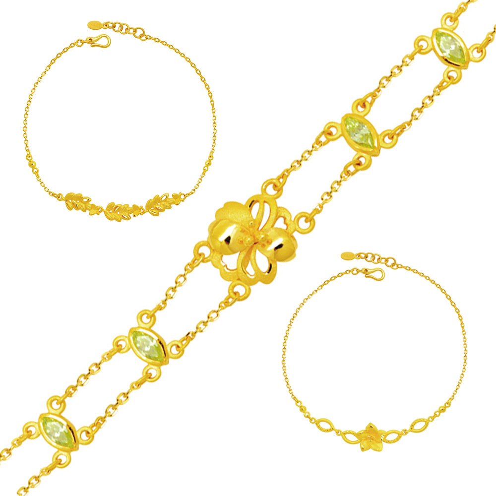 【今生金飾】愛漫漫手鍊 黃金手鍊 歷史價格詳細信息