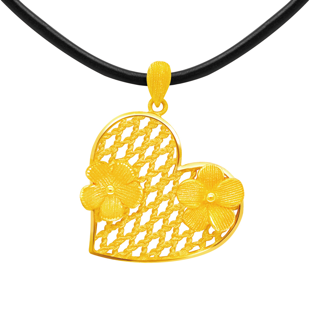 今生金飾 心花開項鍊 時尚黃金項鍊 歷史價格詳細信息