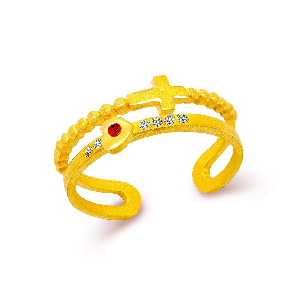 今生金飾  真心相待耳環  純黃金耳環 歷史價格詳細信息