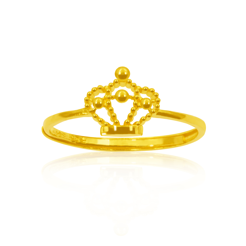 今生金飾 皇冠戒 純黃金戒指 歷史價格詳細信息