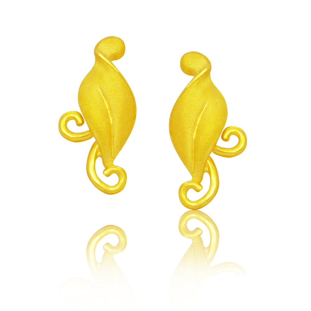 今生金飾  真心相待耳環  純黃金耳環 歷史價格詳細信息