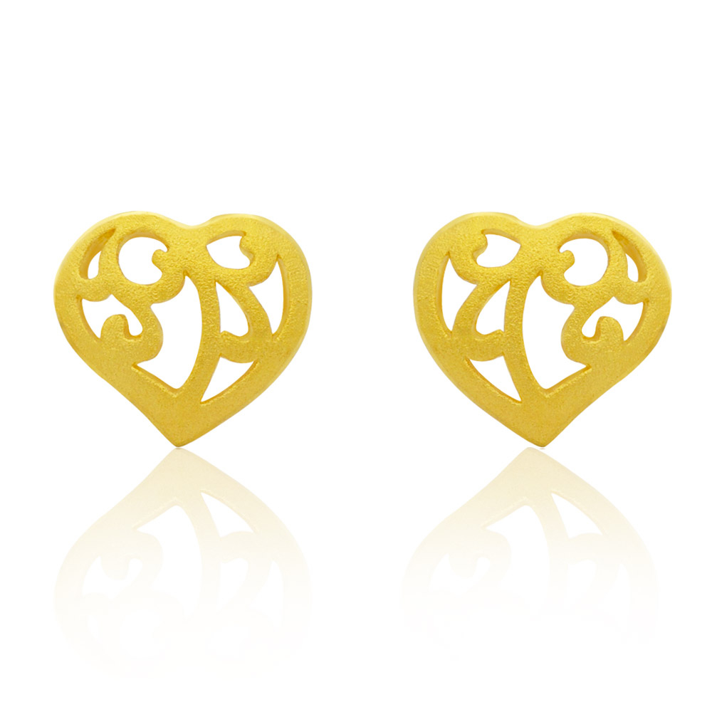 今生金飾 網住愛情 耳環 (純黃金耳環) 歷史價格詳細信息