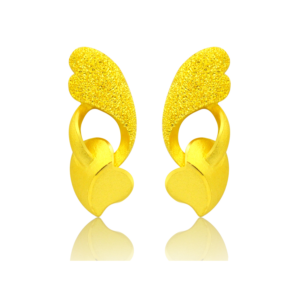 今生金飾 愛戀情緣耳環 純黃金耳環 歷史價格詳細信息