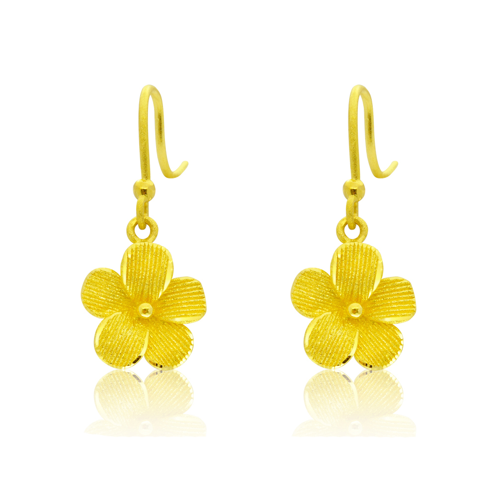 今生金飾  花圈耳環  純黃金耳環 歷史價格詳細信息