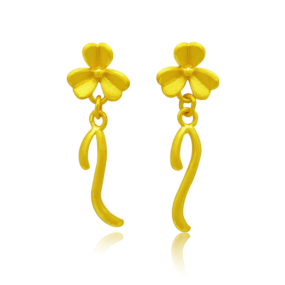 今生金飾  真心相待耳環  純黃金耳環 歷史價格詳細信息