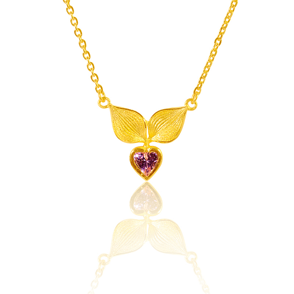 今生金飾 心花開項鍊 時尚黃金項鍊 歷史價格詳細信息