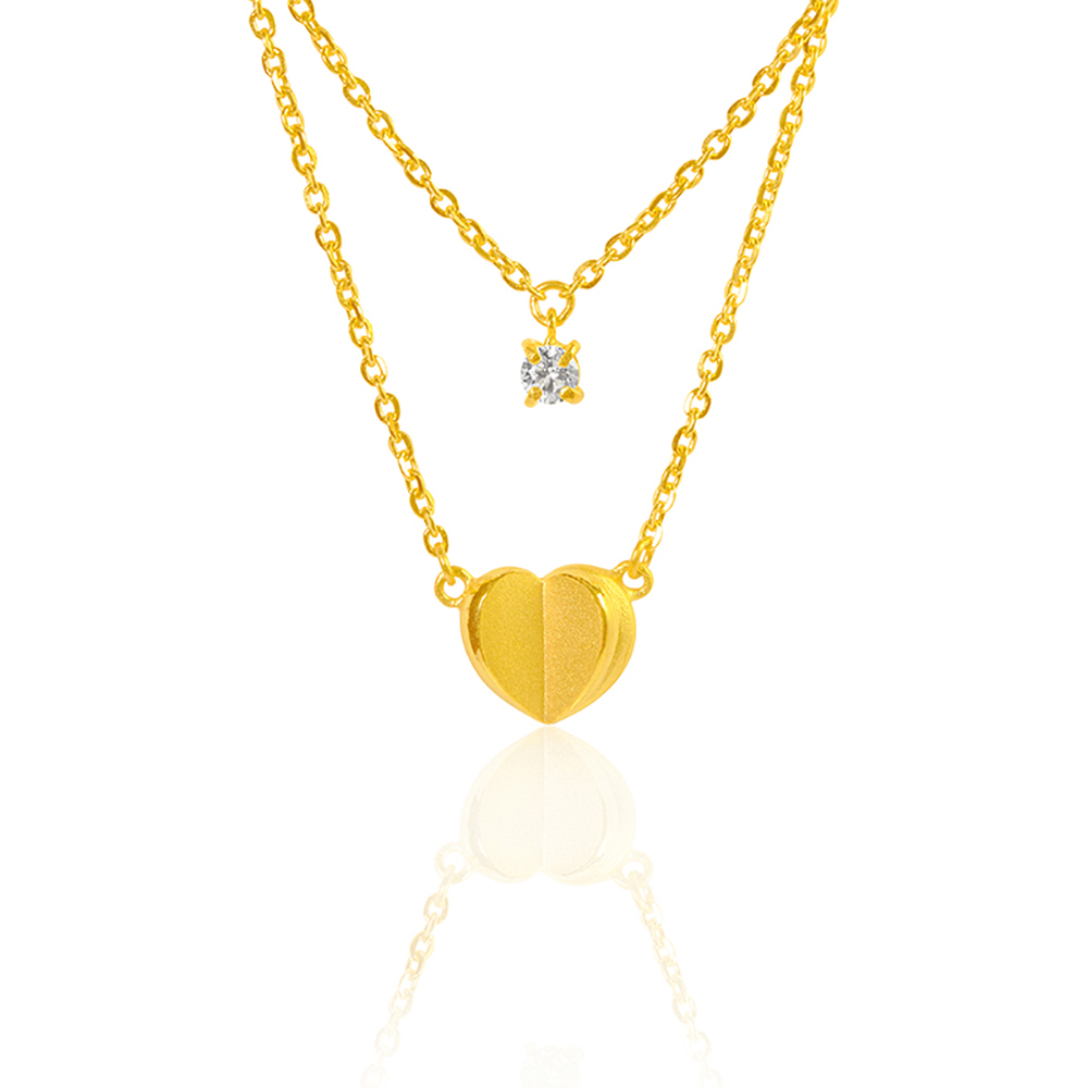 今生金飾 愛情誓言項鍊  時尚黃金項鍊 歷史價格詳細信息