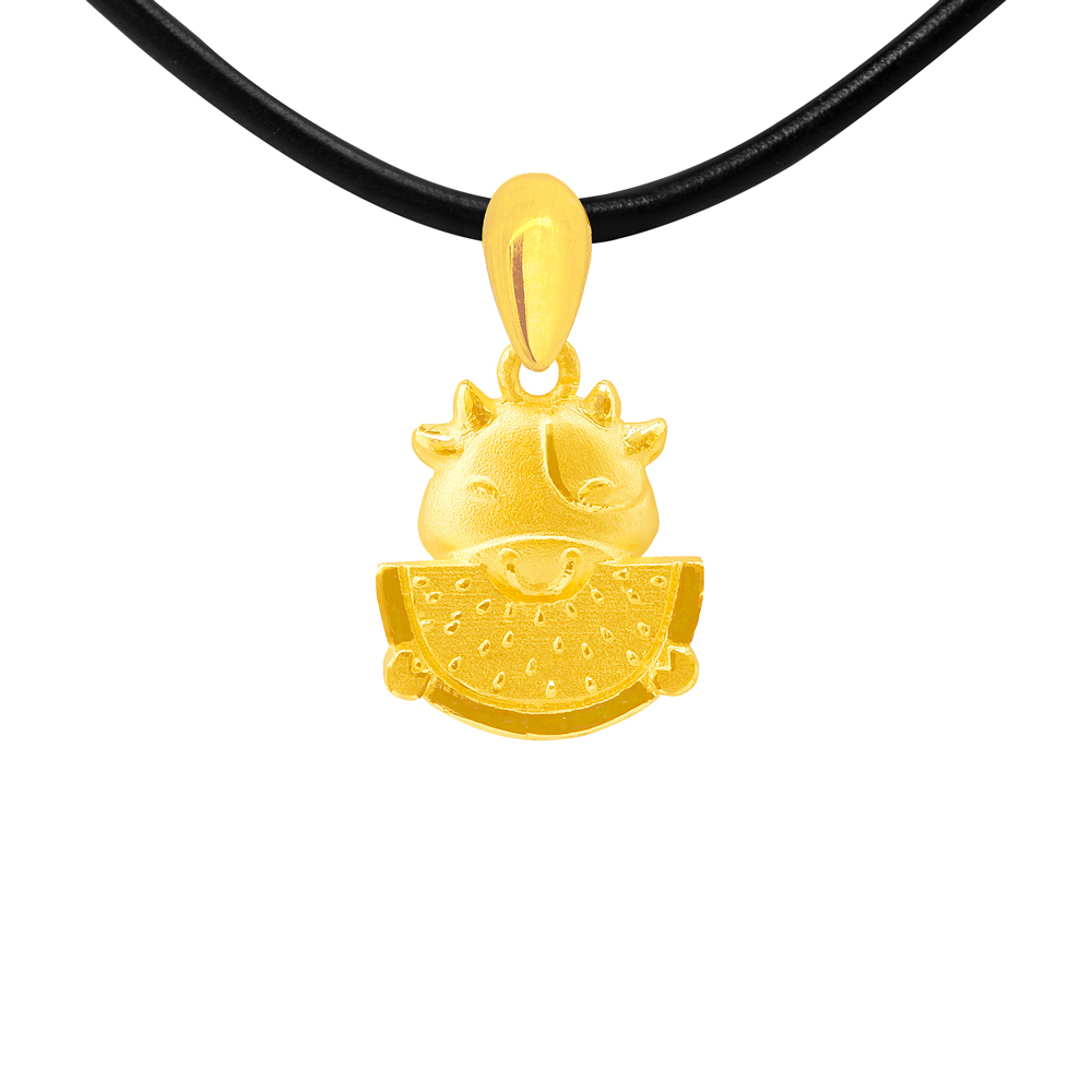 【今生金飾】樂情牛墜(黃金墜飾) 歷史價格詳細信息