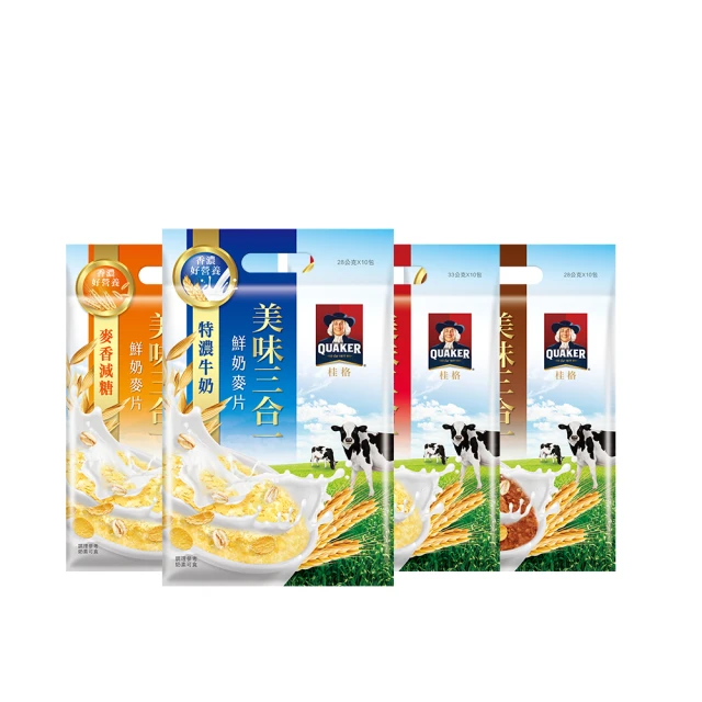 【QUAKER 桂格】美味燕麥-口味任選 歷史價格詳細信息