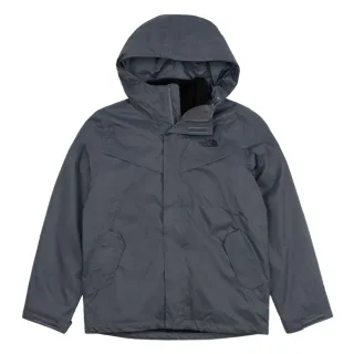 【The North Face 官方旗艦】北面男款灰色防水透氣寬鬆連帽三合一外套｜81QUF9L 價格比較,價格查詢,歷史價格詳細信息