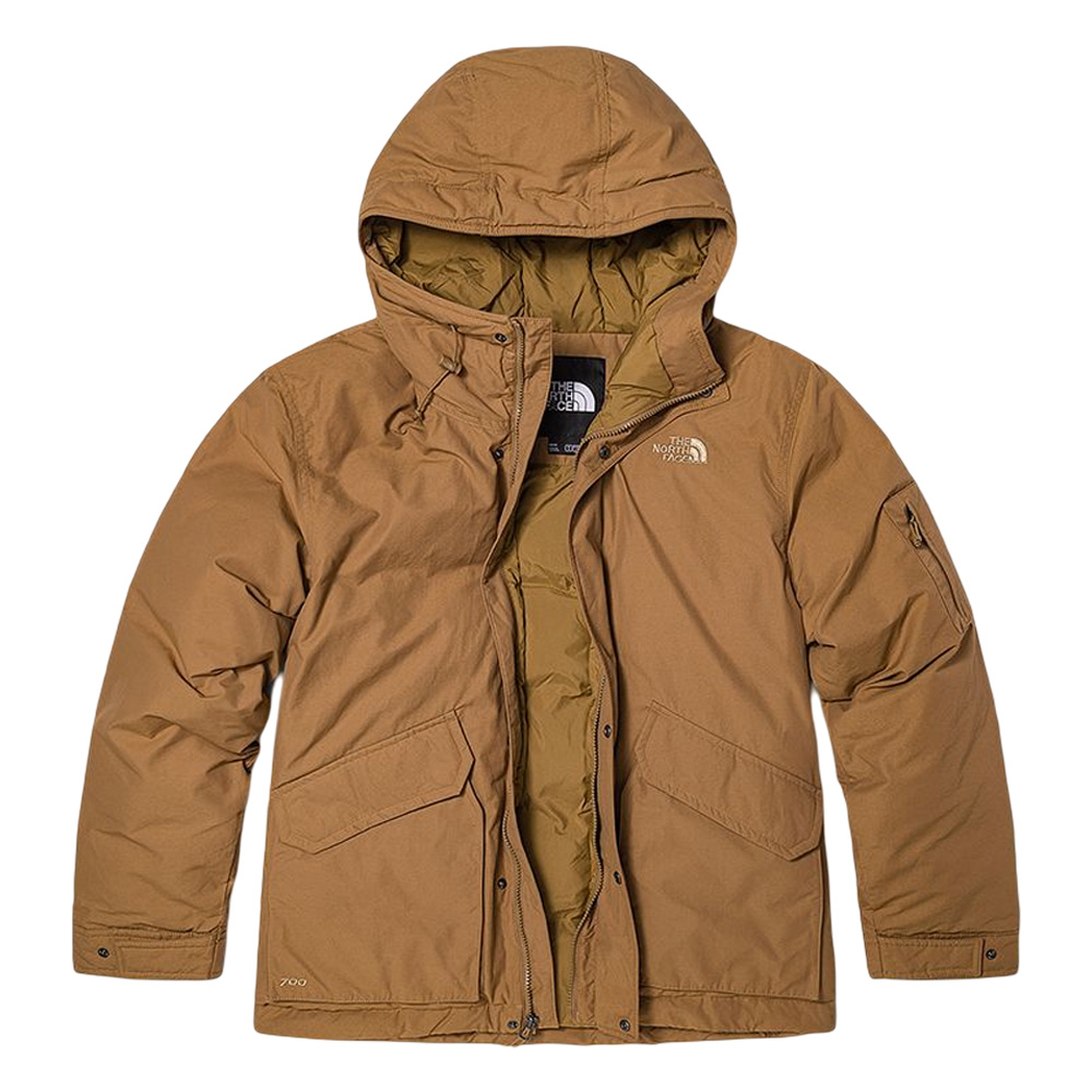 The North Face北面男款棕色胸前拼接單邊口袋寬鬆大學T｜7WDL173 歷史價格詳細信息