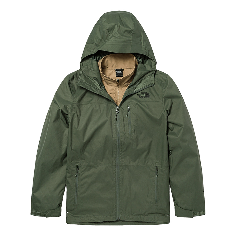 The North Face北面男款綠色胸前大尺寸潑墨印花長袖大學T｜86Q0I0P 歷史價格詳細信息