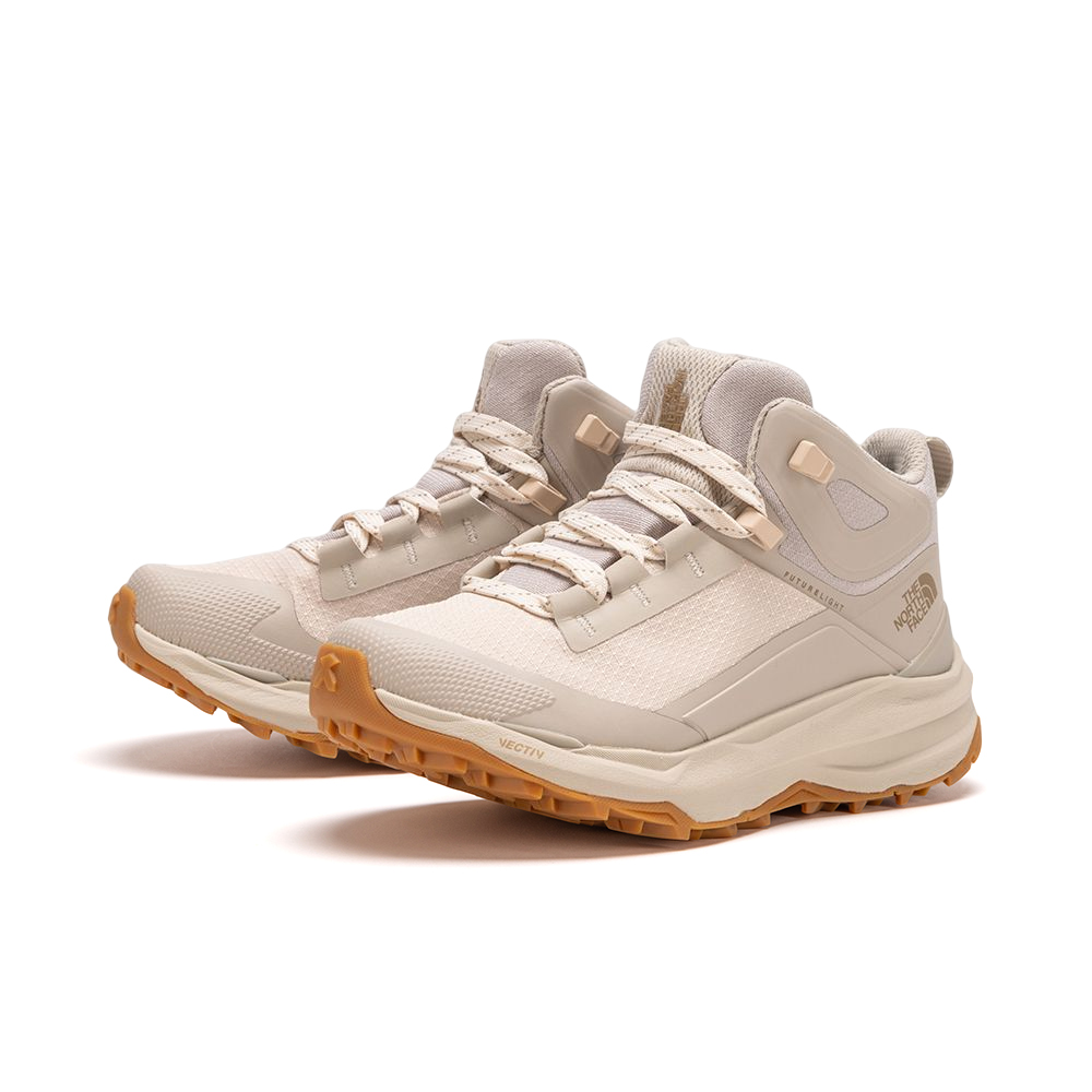 【The North Face】北面女款米白色防水透氣VECTIV中底抓地徒步鞋｜5G3A9Z3 歷史價格詳細信息