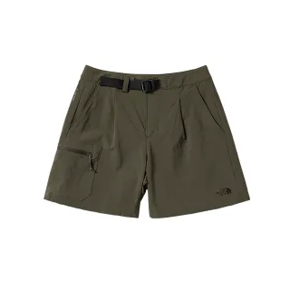 The North Face北面女款深綠色附腰帶多口袋工裝高腰短褲｜7WBZ21L 歷史價格詳細信息