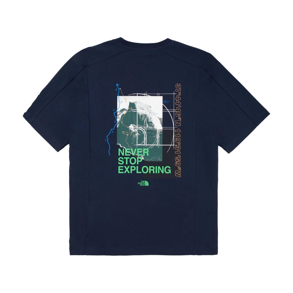 The North Face北面UE男款深藍色牛仔拼接吸濕透氣耐磨連帽外套｜7W96DG7 歷史價格詳細信息