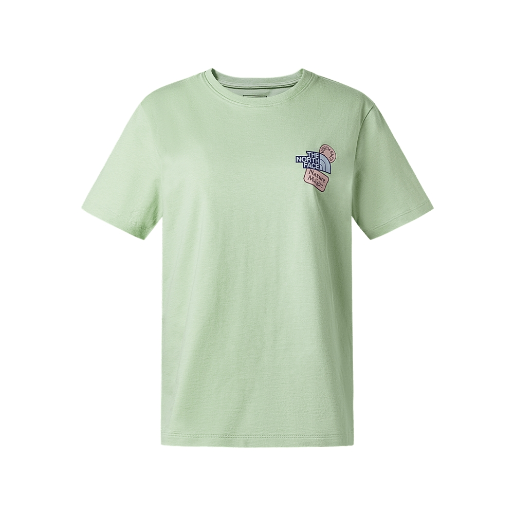 The North Face北面男款綠色胸前大尺寸潑墨印花長袖大學T｜86Q0I0P 歷史價格詳細信息