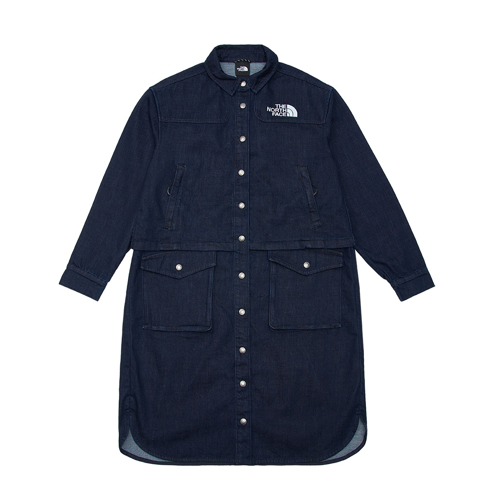 The North Face北面UE女款深藍色兩穿設計可調節牛仔吊帶長褲｜8A7SDG7 歷史價格詳細信息