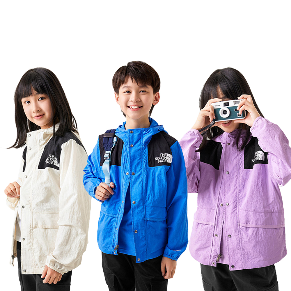 【The North Face】兒童防風連帽外套-經典品牌穿搭(多款任選) 歷史價格詳細信息