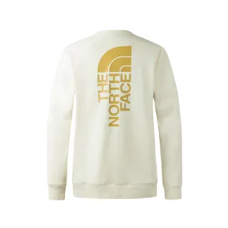 The North Face北面男女款米白色舒適大尺寸品牌LOGO大學T｜8AKZN3N 歷史價格詳細信息