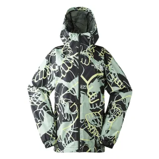 The North Face北面女款綠色防水透氣多口袋衝鋒衣｜5G9H825 歷史價格詳細信息