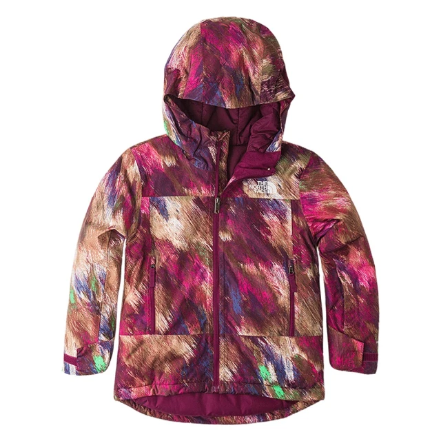 【The North Face 官方旗艦】北面兒童紅色防水透氣保暖連帽外套｜7UN7682 歷史價格詳細信息