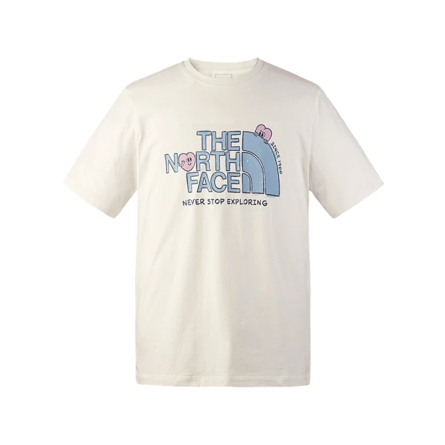 The North Face北面男女款米白色情人節心形印花連帽大學T｜81MSN3N 歷史價格詳細信息