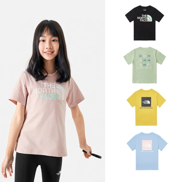 【The North Face 官方旗艦】【童裝/親子裝】北面兒童藍色小熊露營車印花短袖T恤｜88H7O0X 歷史價格詳細信息