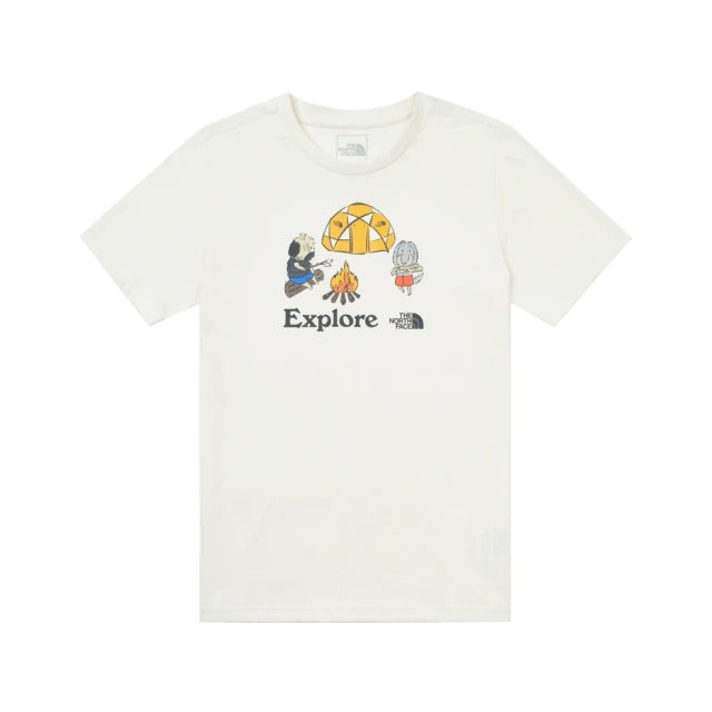 【The North Face】北面兒童白色品牌標誌印花短袖T恤｜82TPVV5 歷史價格詳細信息