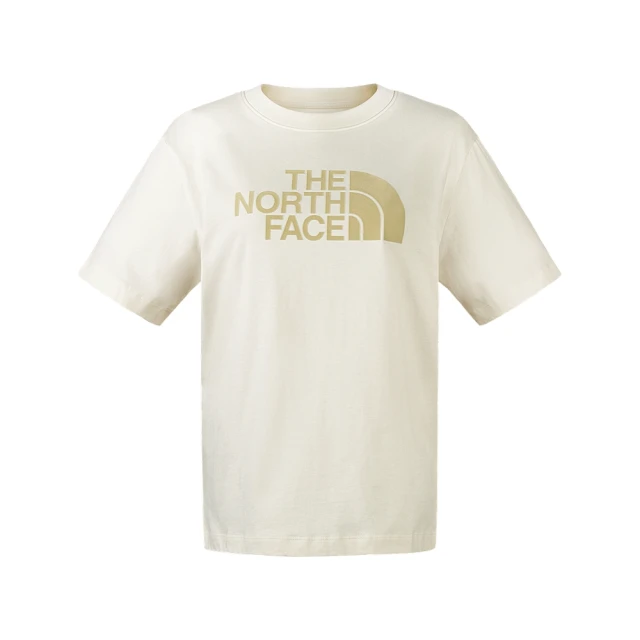 【The North Face 官方旗艦】北面女款米白色吸濕排汗經典LOGO長袖上衣｜7QUIN3N 歷史價格詳細信息
